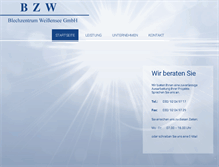 Tablet Screenshot of bzw-berlin.de